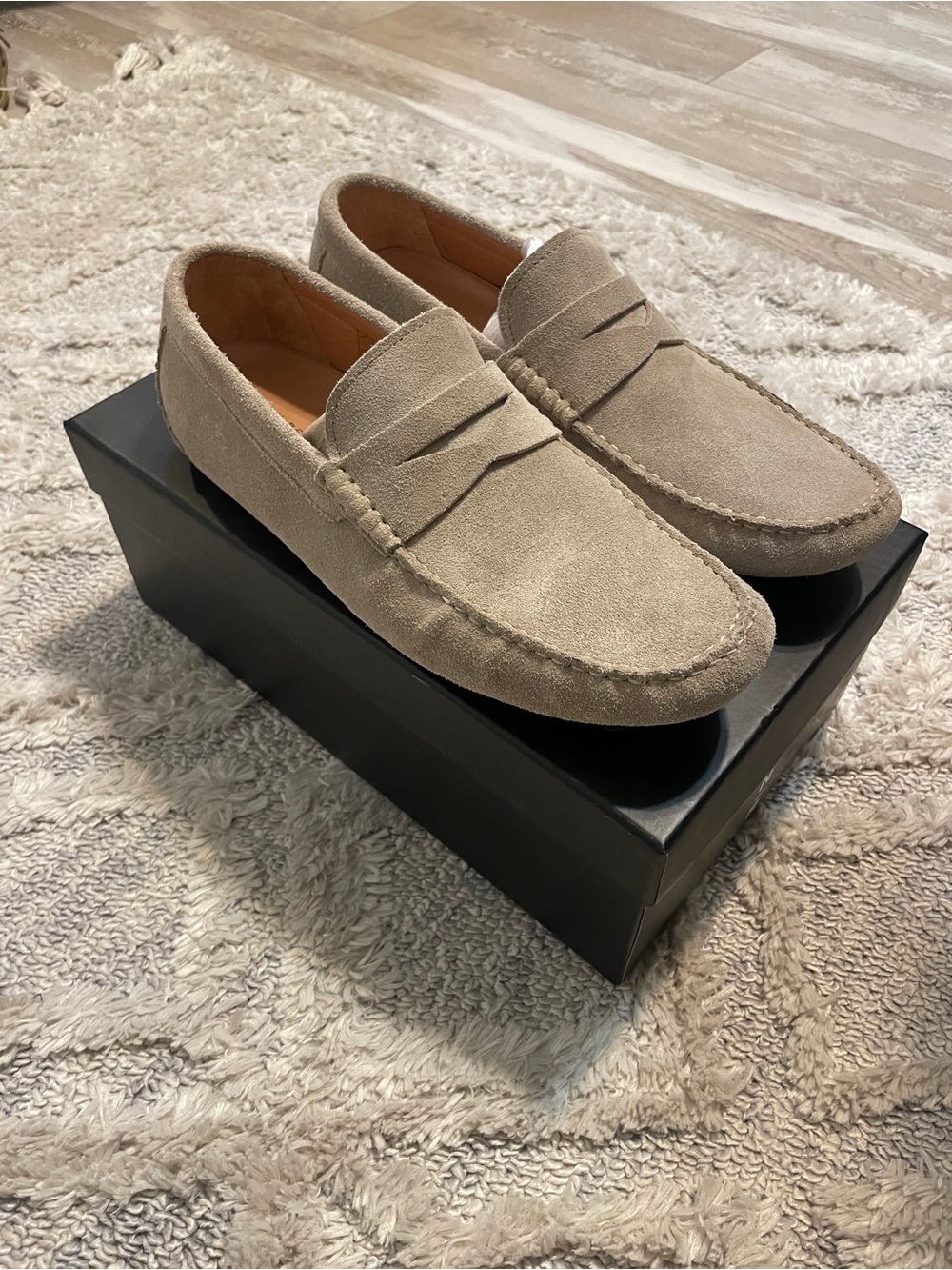 Men's New Republic Suede Penny Loafers - Sandstone